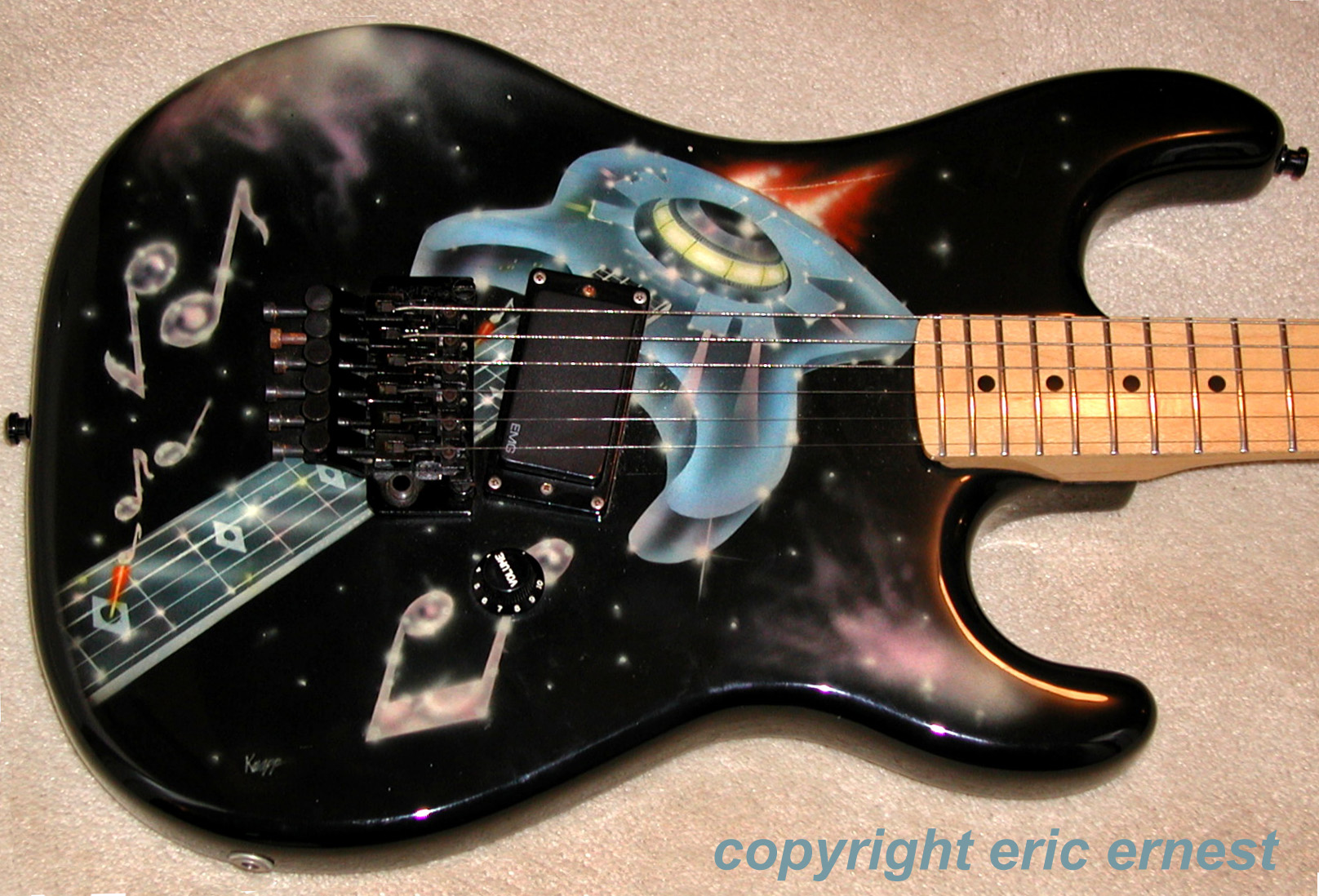 Kramer Knapp graphic guitar